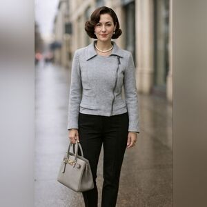 Mac&Jac WOOL Small zip jacket